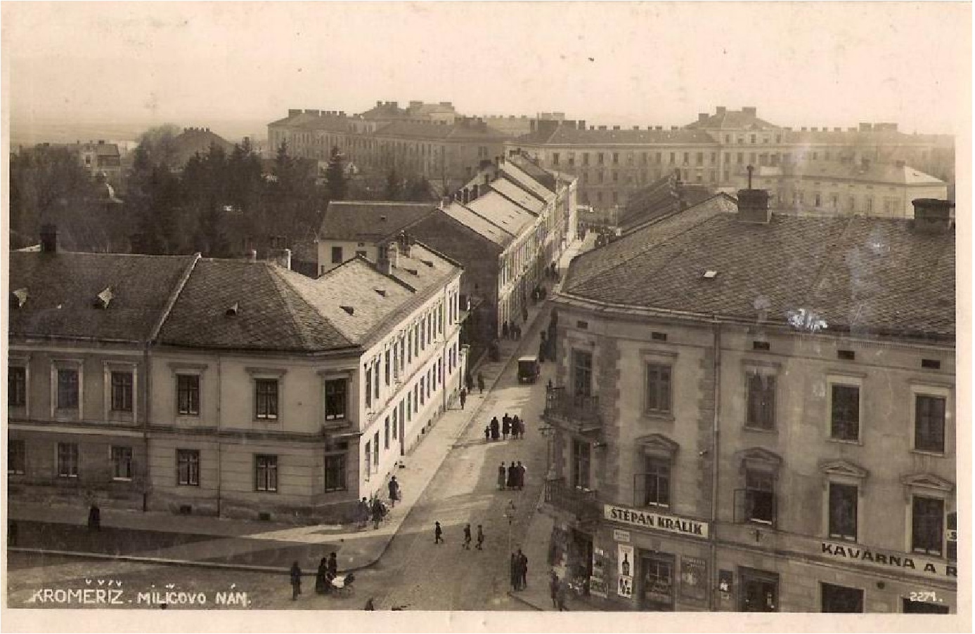 Kpt.Jaroše - pohled z Milíčova n.